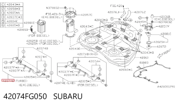 42074FG050 Subaru