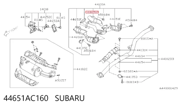  44651AC160 Subaru