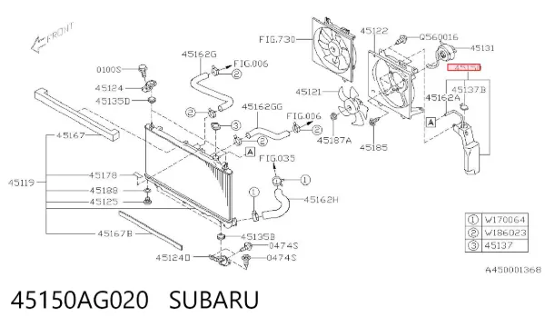 Vaso de expansión Subaru Forester III