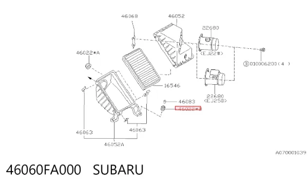  46060FA000 Subaru