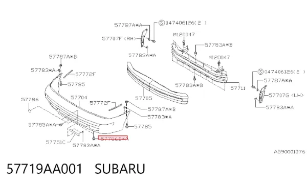  57719AA001 Subaru