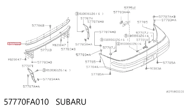  57770FA010 Subaru