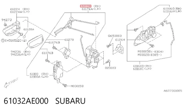  61032AE000 Subaru