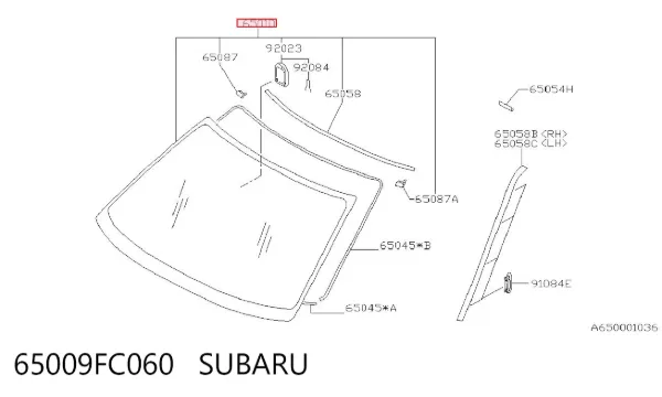 Parabrisas Subaru Forester I