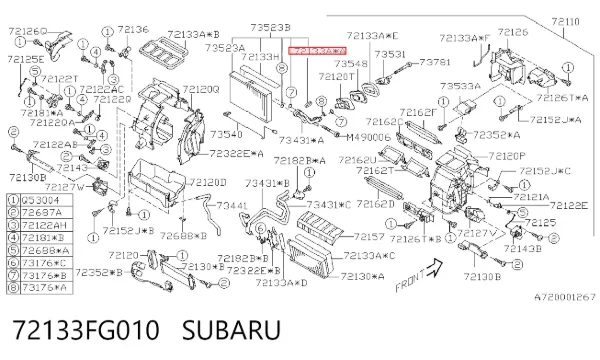  72133FG010 Subaru