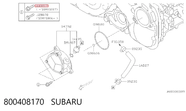  800408170 Subaru