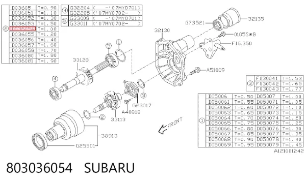  803036054 Subaru