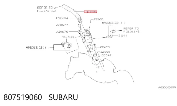  807519060 Subaru