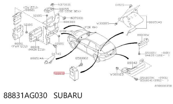  88831AG030 Subaru