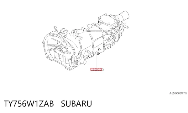 Caja de cambios TY756W1ZAB Subaru