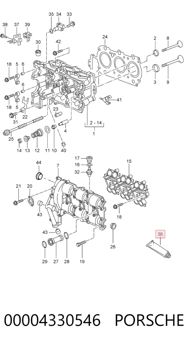 Sellador de silicona 00004330546 Porsche