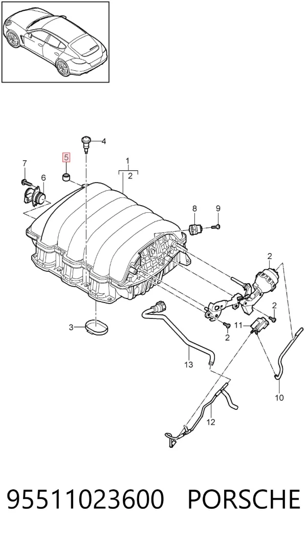  95511023600 Porsche