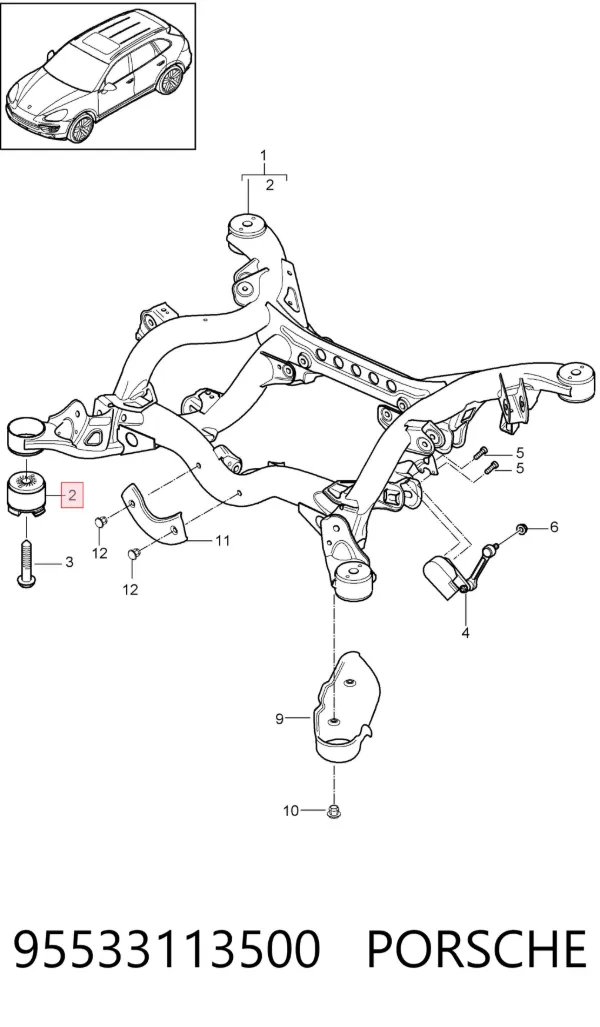  95533113500 Porsche