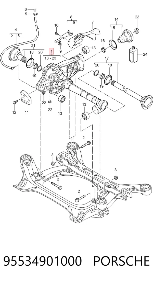  95534901000 Porsche