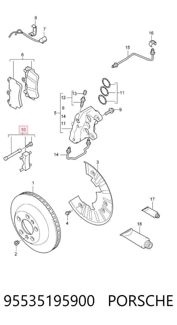  95535195900 Porsche