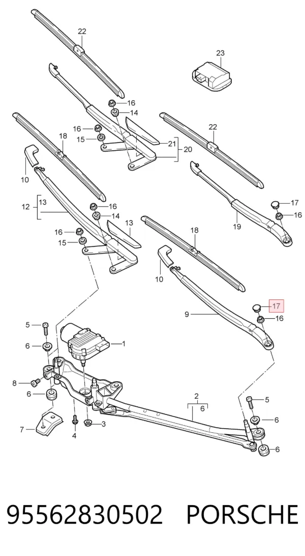  95562830502 Porsche