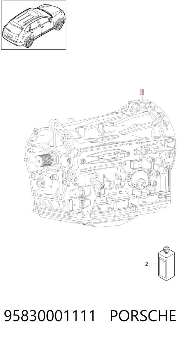 Caja de cambios automática Porsche Cayenne II