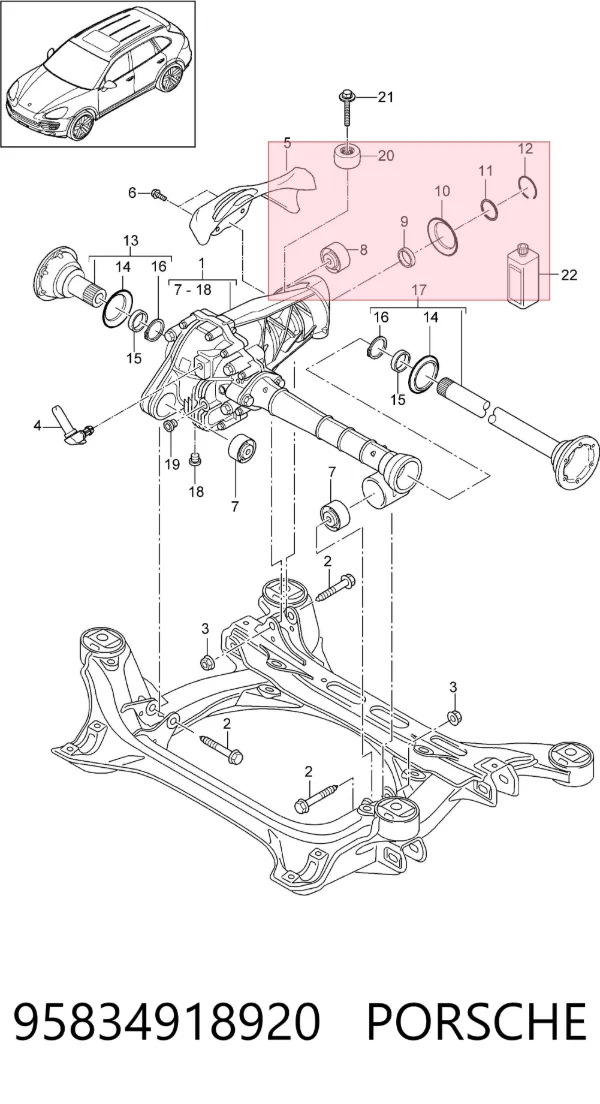  95834918920 Porsche
