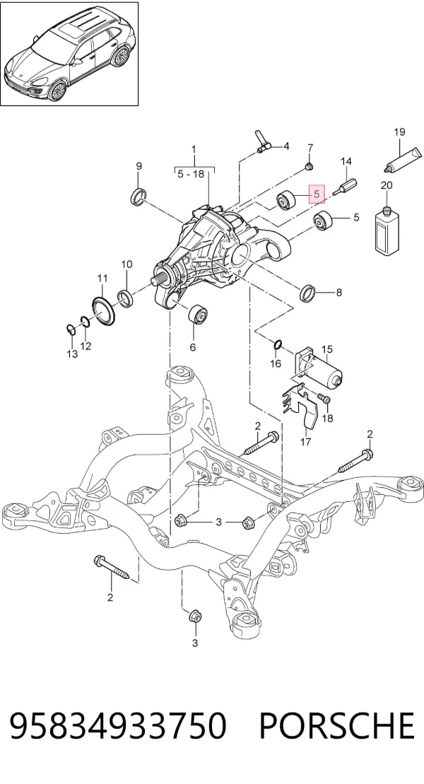  95834933750 Porsche