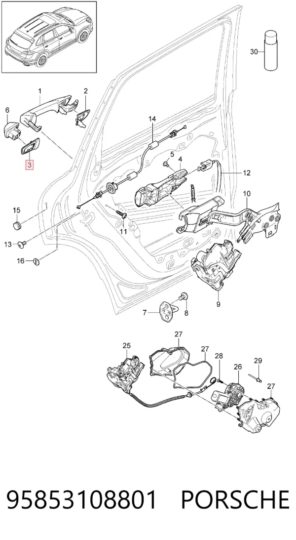  95853108801 Porsche