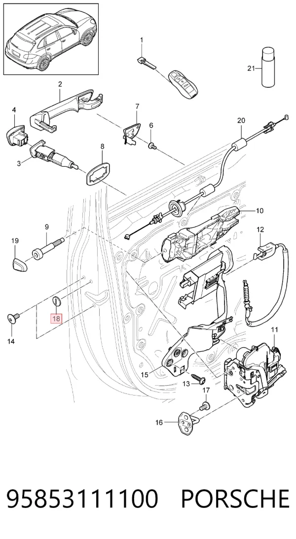  95853111100 Porsche