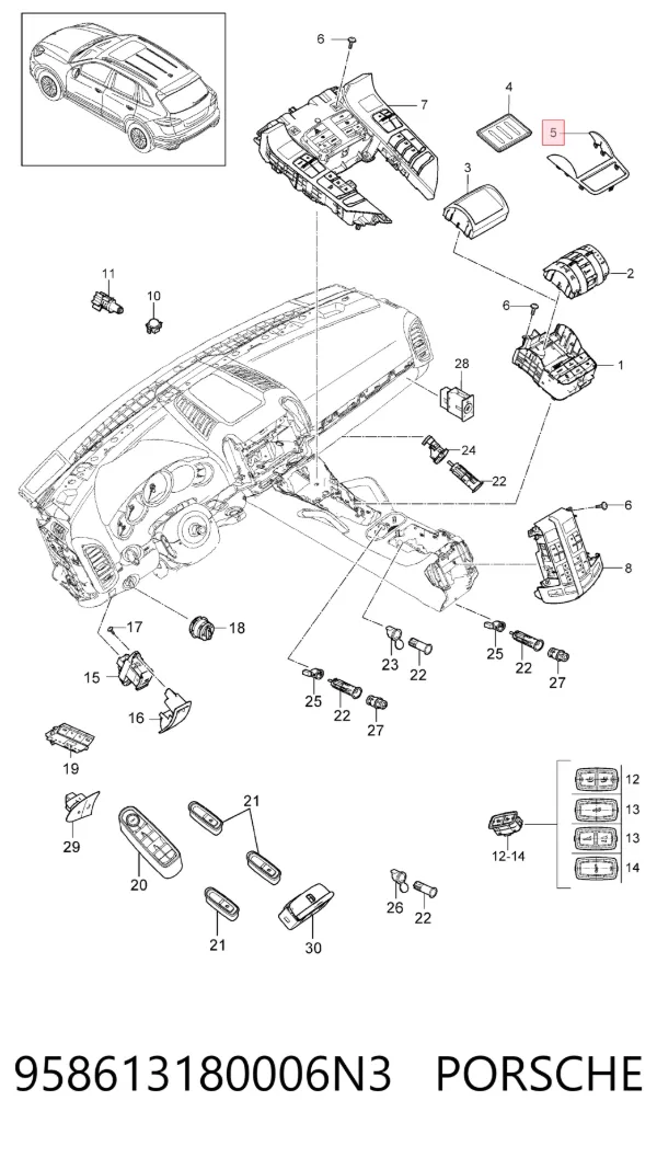 958613180006N3 Porsche