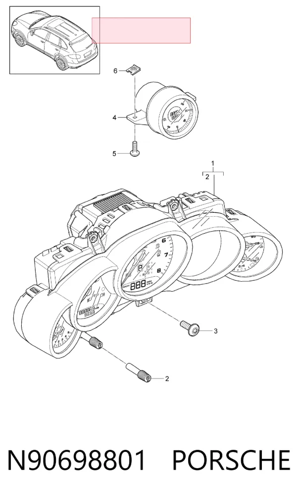  N90698801 Porsche