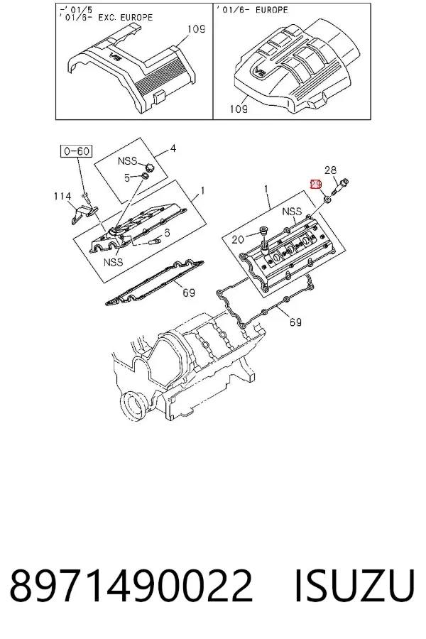  8971490022 Isuzu