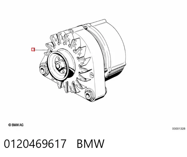 Alternador 0120469617 BMW