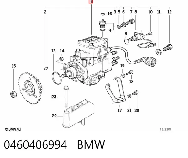 Bomba inyectora 0460406994 VAG