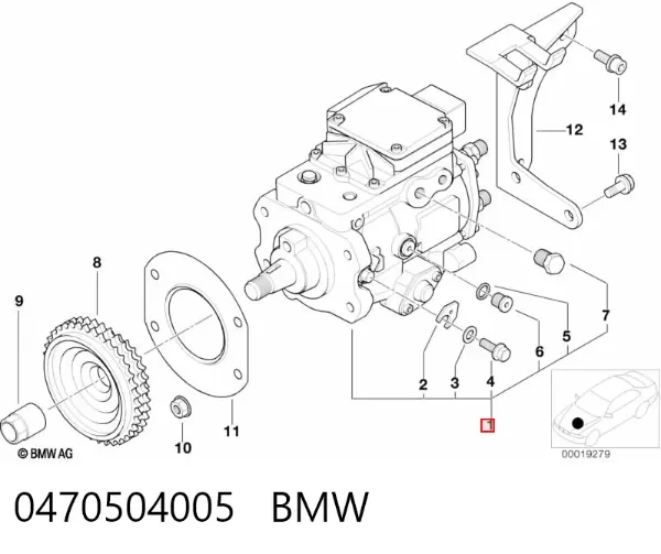 Bomba inyectora 0986444004 Bosch