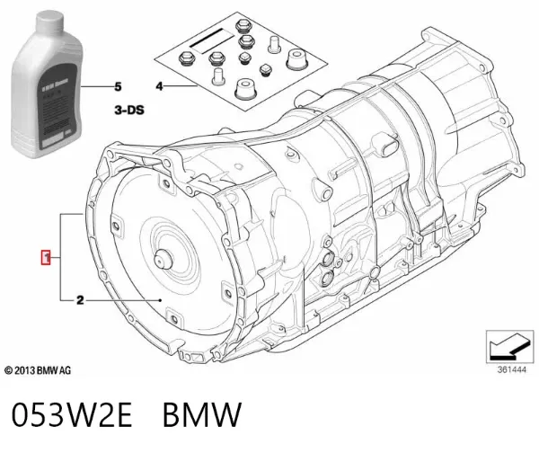 Caja de cambios automática 053W2E BMW