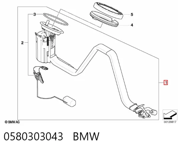 Bomba de gasolina 0580303043 BMW