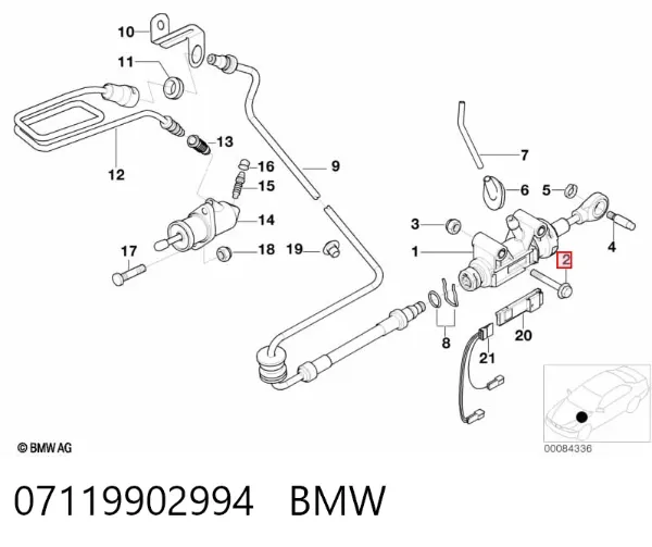Tornillo culata 07119902994 BMW