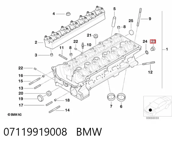  07119919008 BMW