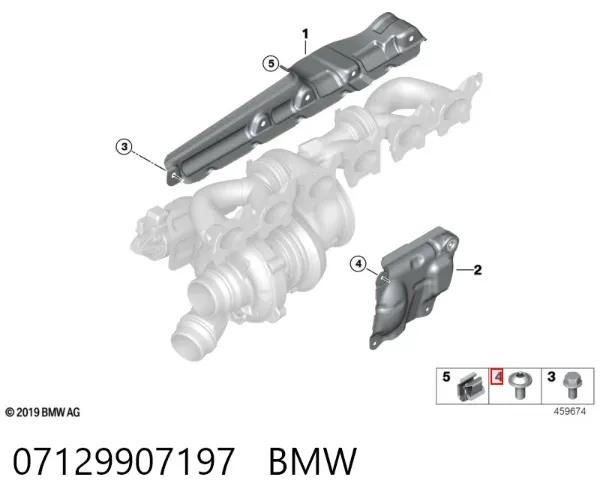 Tornillo culata 07129907197 BMW