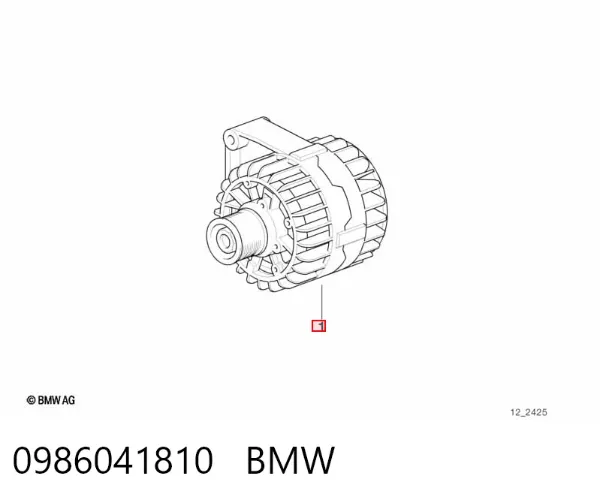Alternador 0986041810 BMW