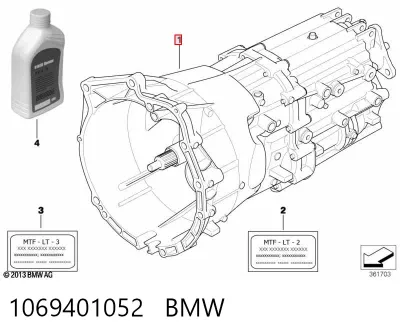 Caja de cambios manual completa BMW 1069401052