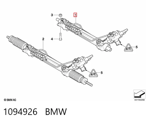 Cremallera de dirección 1094926 BMW