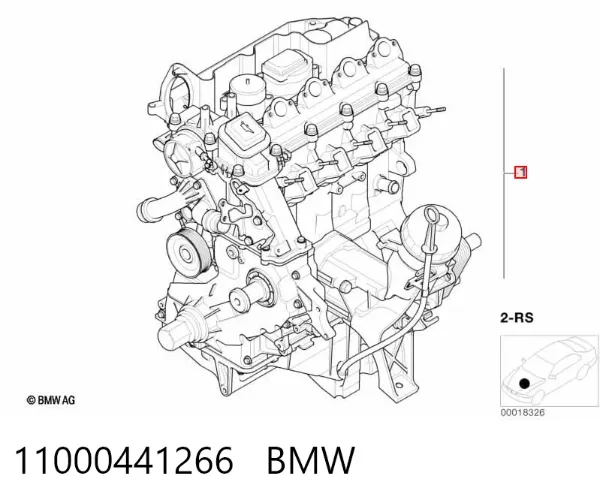 Motor completo 11000441266 BMW