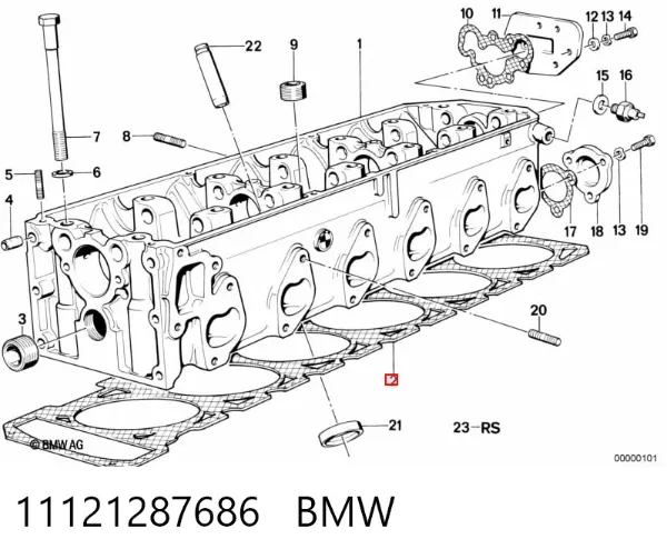 Junta de culata 11121287686 BMW