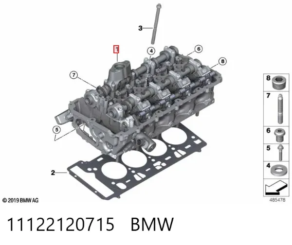 Culata 11122120715 BMW