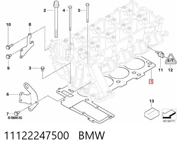 Junta de culata 11122247500 BMW