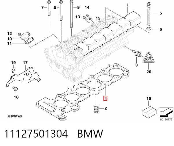 Junta de culata 11127501304 BMW