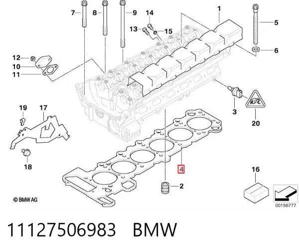 Junta de culata 11127506983 BMW