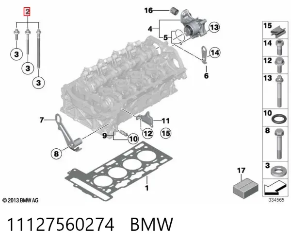 Tornillo culata 11127560274 BMW