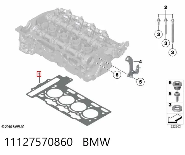 Junta de culata 11127570860 BMW
