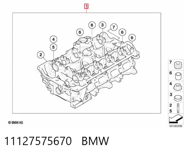 Culata 11127575670 BMW