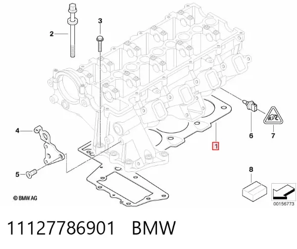 Junta de culata 11127786901 BMW
