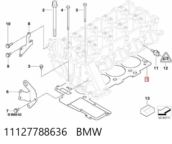 Junta de culata 11127788636 BMW
